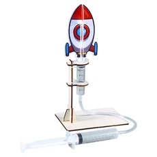 넥트론 물리 과학실험 DIY 키트 공기 로켓 300 x 200 x 100 mm, 1개