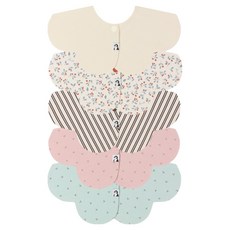 코니 롤링 턱받이 5종 세트, I 세트, 1세트