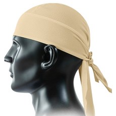 Geuraedada 吸汗劍道毛巾 頭巾, 1個, 米色