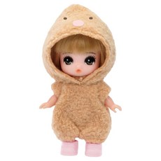 TAKARA TOMY Licca 莉卡娃娃 角落小夥伴炸豬排服裝佳子 LD-30, 1套, 角落小夥伴炸豬排 棕色
