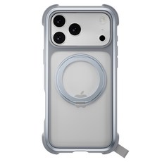 MAGEASY Odyssey Stand M 防摔 手機殼 iPhone 17 Pro Max 超軍規 磁吸支架 高冷灰