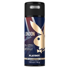 PLAYBOY 英倫騎士經典男性體香噴霧, 1個, 150ml