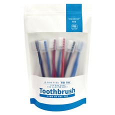 WEDENT 威登 纖細三排牙刷 雙重細軟毛 月度組 隨機出貨, 12入, 1個