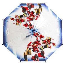 헬로카봇 남아용 투명창 스무디스페이스 47 우산 POE-80010