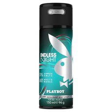 PLAYBOY 不羈夜經典男性體香噴霧, 1個, 150ml