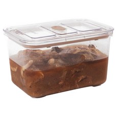 prepara 브루클린 트라이탄 밀폐용기 베이지 5호 2.2L, 1개, 단품