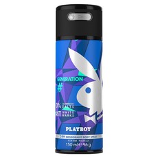 PLAYBOY 花花公子時代經典男性體香噴霧, 1個, 150ml