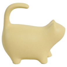 Souplace 陶瓷貓咪居家裝飾品, 黃色
