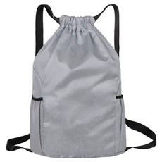 셀리빙 다용도 심플 스포츠 백팩, 그레이, 1개