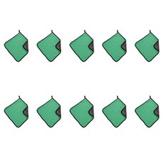 保齡球毛巾, 10個, 綠色