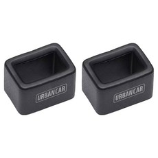 어반카 안전벨트 버클 실리콘 홀더 케이스, 블랙, 2개