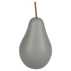 Souplace 現代陶瓷梨形室內裝飾品, 灰綠色