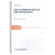 Kihasa COVID-19大流行對國民健康影響及醫療利用變化分析, 「COVID-19 疫情對公共衛生和醫療保健的影響…」, 樸恩子、樸珠賢、樸娜英、郭允慶、千熙蘭、吳英浩..., 朴恩子, 朴珠賢, 朴娜英, 郭允京, 千喜蘭, 吳永浩