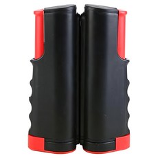 便攜一鍵式桌球網, 1個, 黑色 + 紅色