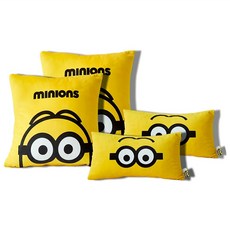 minions 小小兵 神偷奶爸小黃人車載 靠墊坐墊組 MC-FCZ01, 腰部支撐, 1套, 黃色