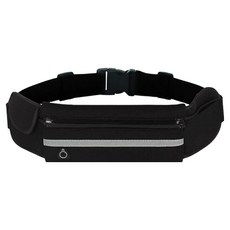 Sellyving 跑步騎行腰帶運動腰包, 黑色, 1個