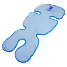 舒寒 嬰兒安全座椅手推車兩用涼墊, 1個, 藍色