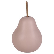 Souplace 現代陶瓷梨形室內裝飾品, 紫棕色