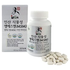 仁山竹鹽 植物性MSM膝蓋關節營養品, 360錠, 1個, 216g