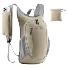 Gemsa 便攜式口袋後揹包, 1個, 米色