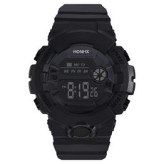 WEIDE 輕量運動電子錶, 1個, 全黑色