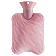 Happy & Good 堅固熱敷袋 保暖熱水袋 粉紅色 1L, 1個