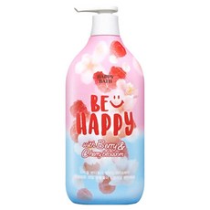 HAPPY BATH Smile 沐浴乳 舒緩櫻桃莓果, 900g, 1個