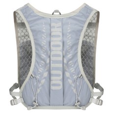 D STIFF 輕量跑步背心揹包, 1個, 灰色