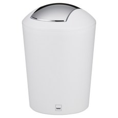 kela 搖擺蓋垃圾桶 5L, 白色, 1個