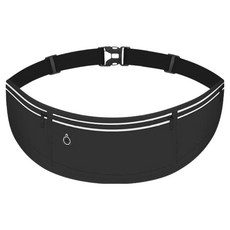 Selliving 超輕量跑步簡約腰包, 1個, A款 黑色