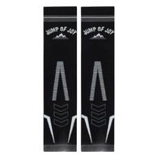 運動小腿加壓護套 2入, 黑色, 1個