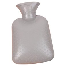 Homesprin 熱水熱敷保溫熱水袋 灰色 500ml, 1個