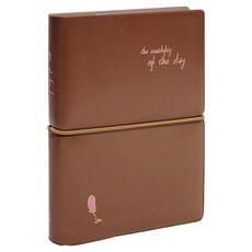 아이씨엘디자인 오브더데이 플래너 다이어리 M, 커피브라운, 1개