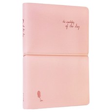 Iciel design of the day 2026年日誌手帳, 1個, 粉紅色
