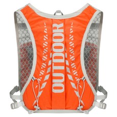 D STIFF 輕量跑步背心揹包, 1個, 橘色