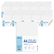 ECO Chungwoon L型文件夾, 透明, 100個