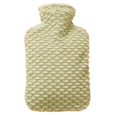 Soulich 可愛保溫熱水袋 附外罩 美人魚綠 1L, 1套