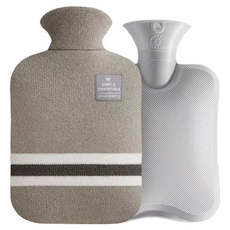 Soul Rich 時尚保溫熱水袋 淺灰色外罩 2L