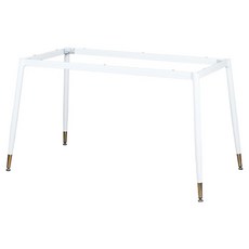 도리퍼니처 이플 G 철제 식탁 프레임 1400, 화이트, 1개
