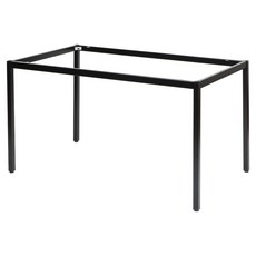 Dori Furniture 30角鐵製餐桌框架 120 x 75 cm, 黑色, 1個