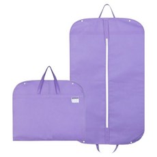 Mashatu 可折疊旅行用不織布西裝套 紫色, 2個, 1入