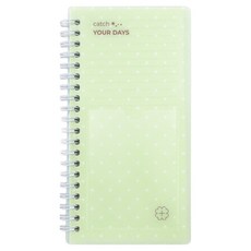 비온뒤 Catch your days 핸디형 티켓북, 그린, 1개