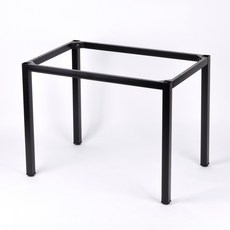 Dori Furniture 40角鐵製餐桌框架 90 x 60 cm, 黑色, 1個