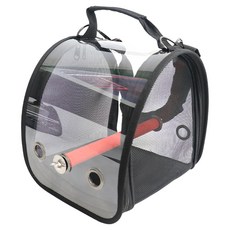 LIP Parrot 葉鸚鵡訂製背帶式外出籠 中大型 4783, 透明色, 1個