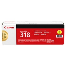 캐논 정품 토너 카트리지 CRG-318Y, Yellow, 1개