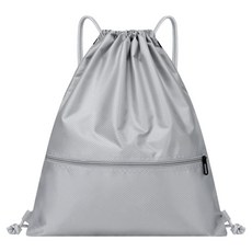 셀리빙 다용도 스포츠 헬스 운동 스트링 백팩, 그레이, 1개