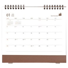 陽地社日記 2026 Little Planet 直立式桌曆 25, 1個, 單一顏色