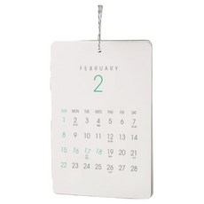 YANGJISA 2026 掛曆 A5, 單一顏色, 1個