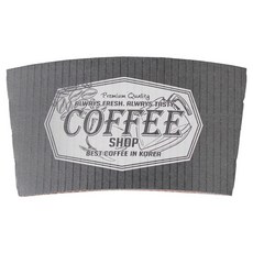 Happy Pack 10 13 16 銀色咖啡廳 PET 紙杯杯套, 1個, 1000入