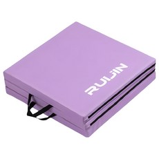 多功能摺疊體操墊 180 x 60 x 5cm, 1個, 淺紫色